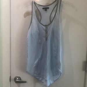 American eagle light blue tank top